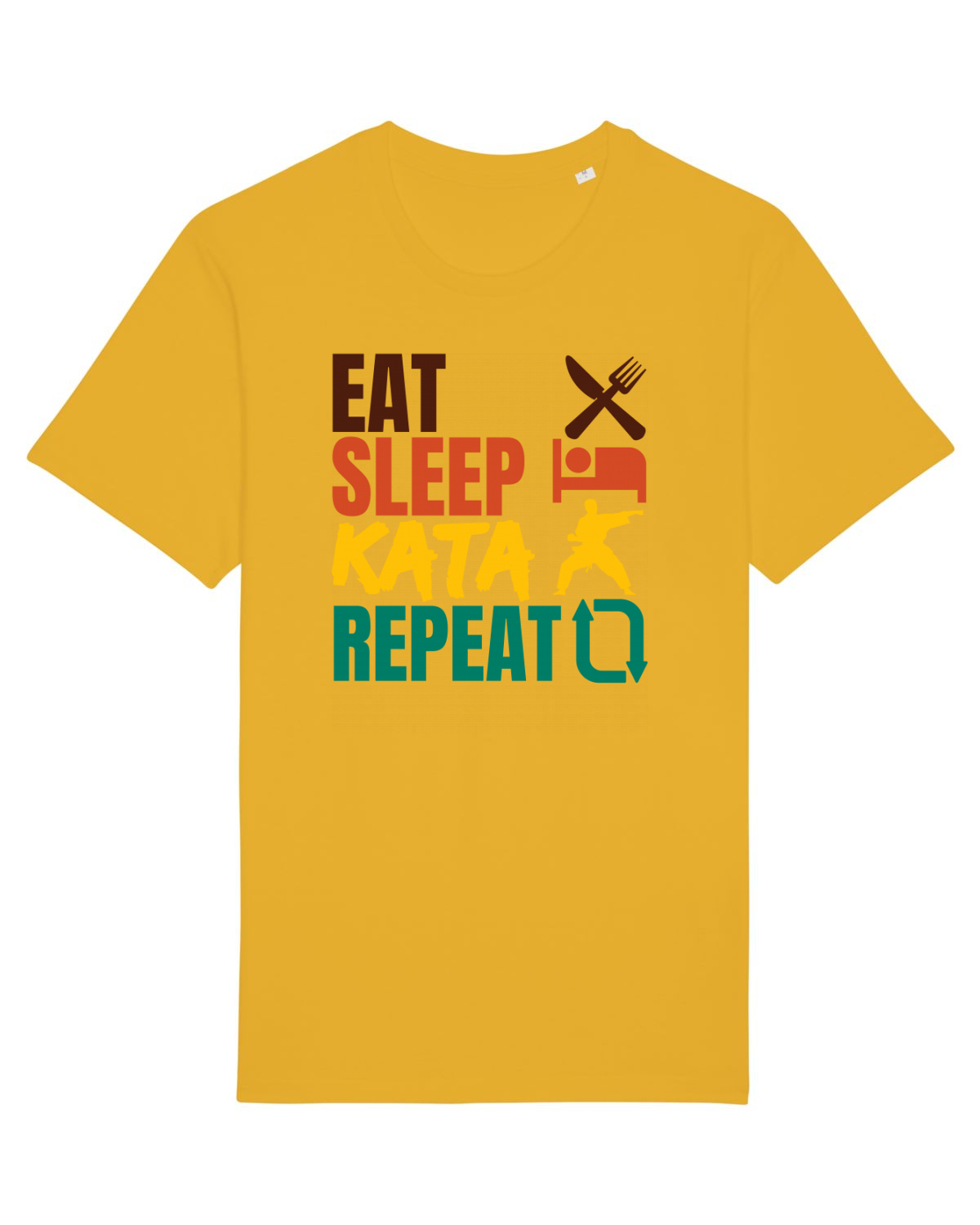 Tricou mânecă scurtă Unisex Rocker Spectra Yellow