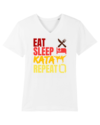 Eat Sleep Kata Repeat  White