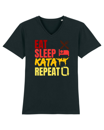 Eat Sleep Kata Repeat  Black
