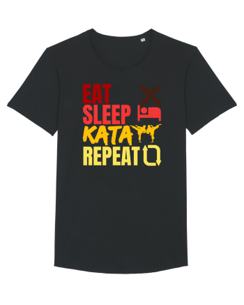 Eat Sleep Kata Repeat  Black