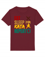 Eat Sleep Kata Repeat  Tricou mânecă scurtă  Copii Mini Creator