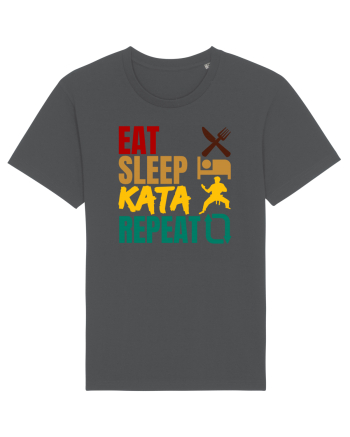 Eat Sleep Kata Repeat  Anthracite