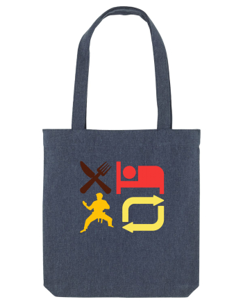 Eat Sleep Kata Repeat  Midnight Blue