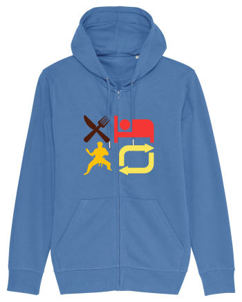 Eat Sleep Kata Repeat  Bright Blue