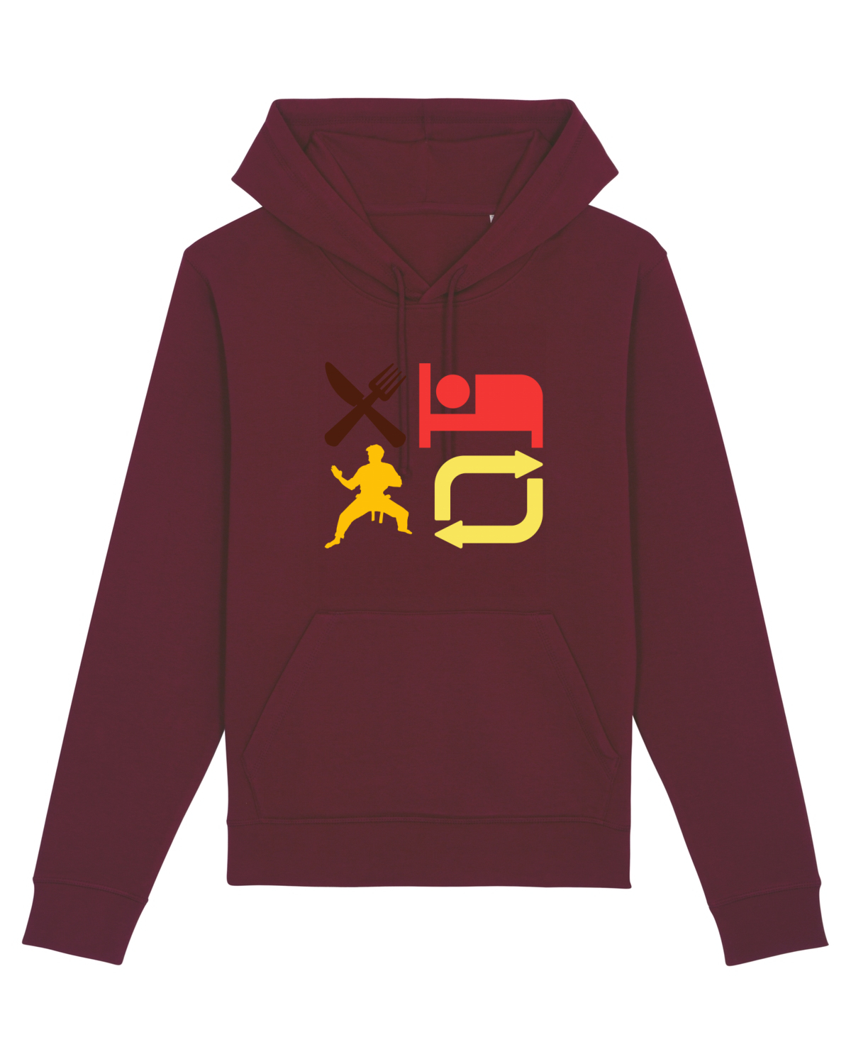 Hanorac Unisex Drummer Burgundy