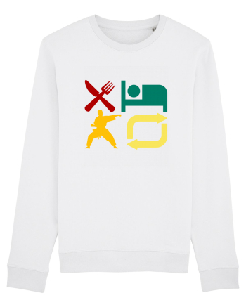 Eat Sleep Kata Repeat  White
