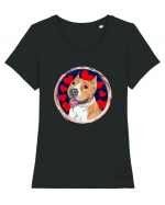 I Love Pitbull Tricou mânecă scurtă guler larg fitted Damă Expresser