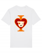 I Love Pitbull Tricou mânecă scurtă Unisex Rocker