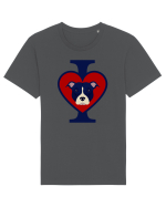 I Love Pitbull Tricou mânecă scurtă Unisex Rocker