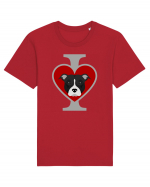 I Love Pitbull Tricou mânecă scurtă Unisex Rocker