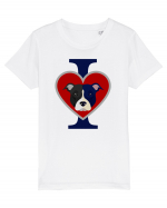 I Love Pitbull Tricou mânecă scurtă  Copii Mini Creator