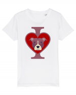 I Love Pitbull Tricou mânecă scurtă  Copii Mini Creator