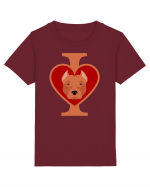 I Love Pitbull Tricou mânecă scurtă  Copii Mini Creator