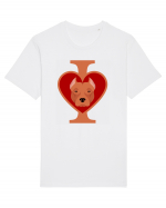 I Love Pitbull Tricou mânecă scurtă Unisex Rocker