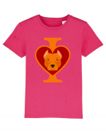 I Love Pitbull Tricou mânecă scurtă  Copii Mini Creator