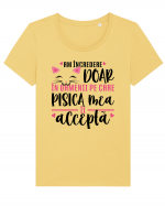 Încredere condiționată Tricou mânecă scurtă guler larg fitted Damă Expresser