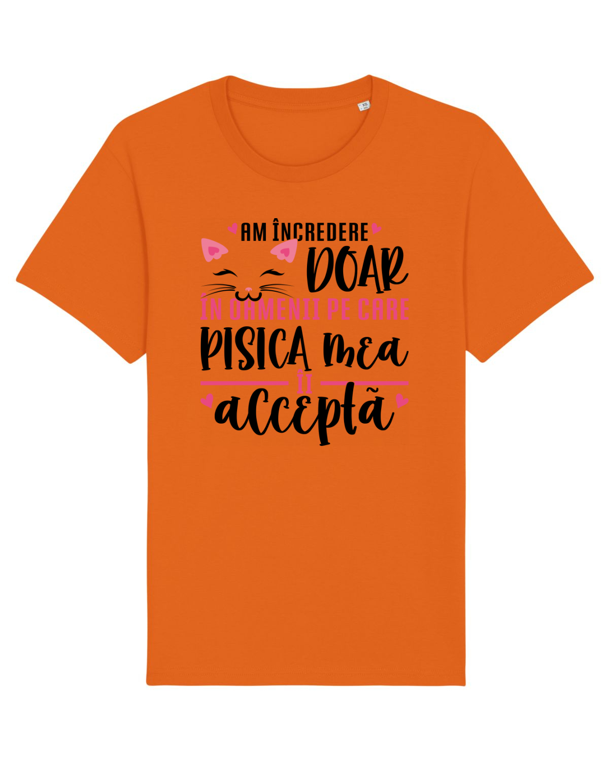 Tricou mânecă scurtă Unisex Rocker Bright Orange