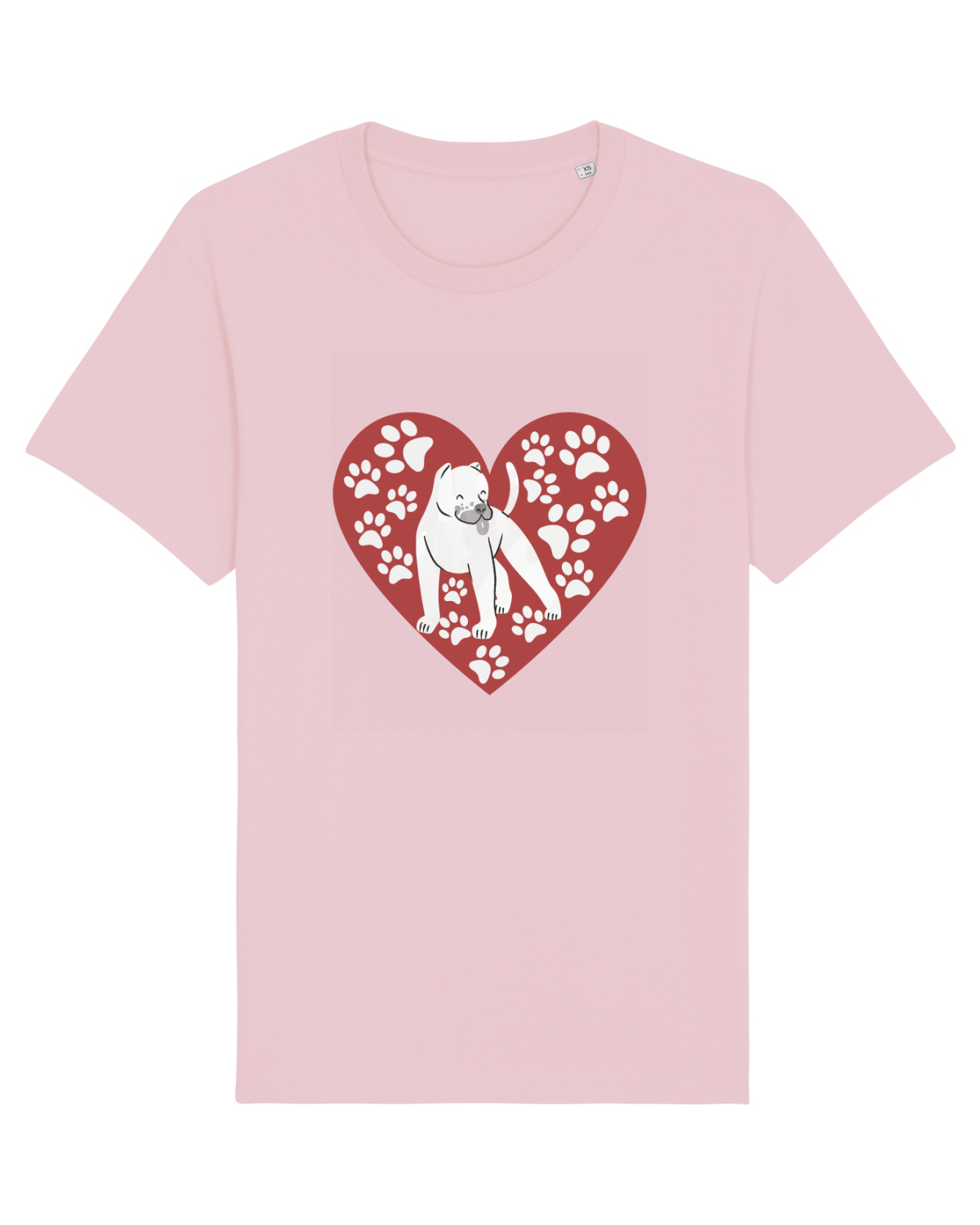 Tricou mânecă scurtă Unisex Rocker Cotton Pink