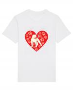 I Love Pitbull Tricou mânecă scurtă Unisex Rocker