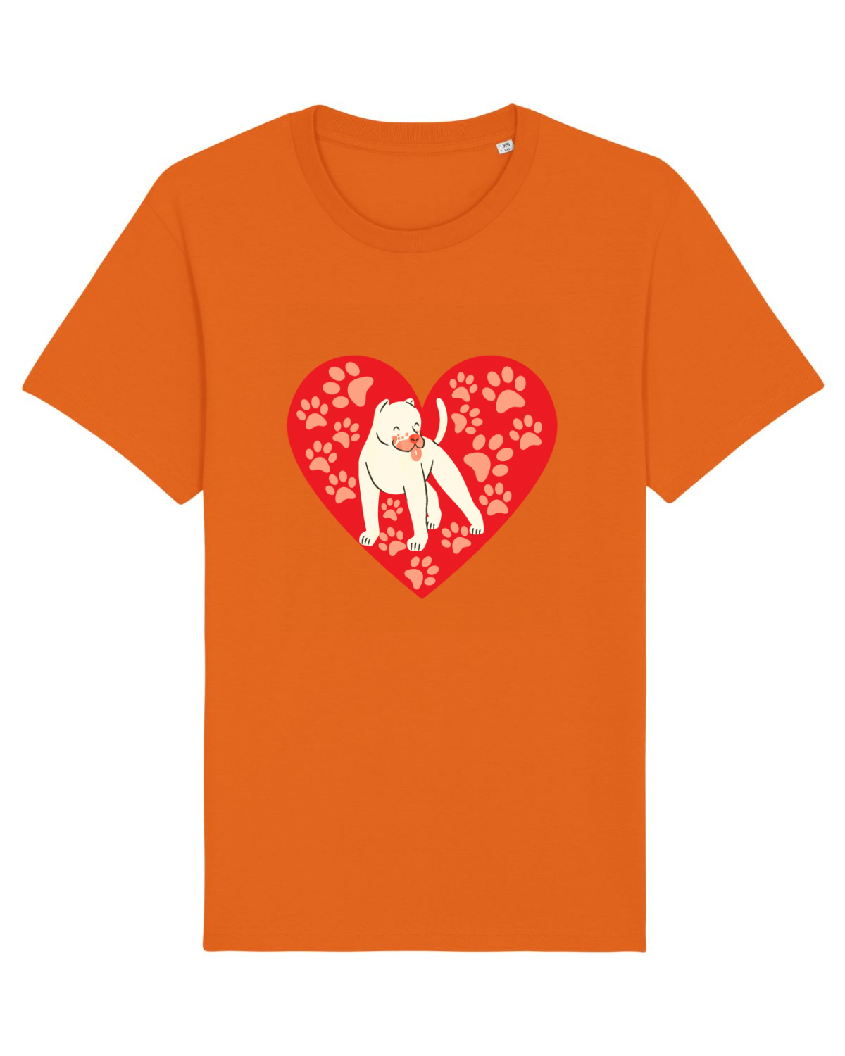 Tricou mânecă scurtă Unisex Rocker Bright Orange