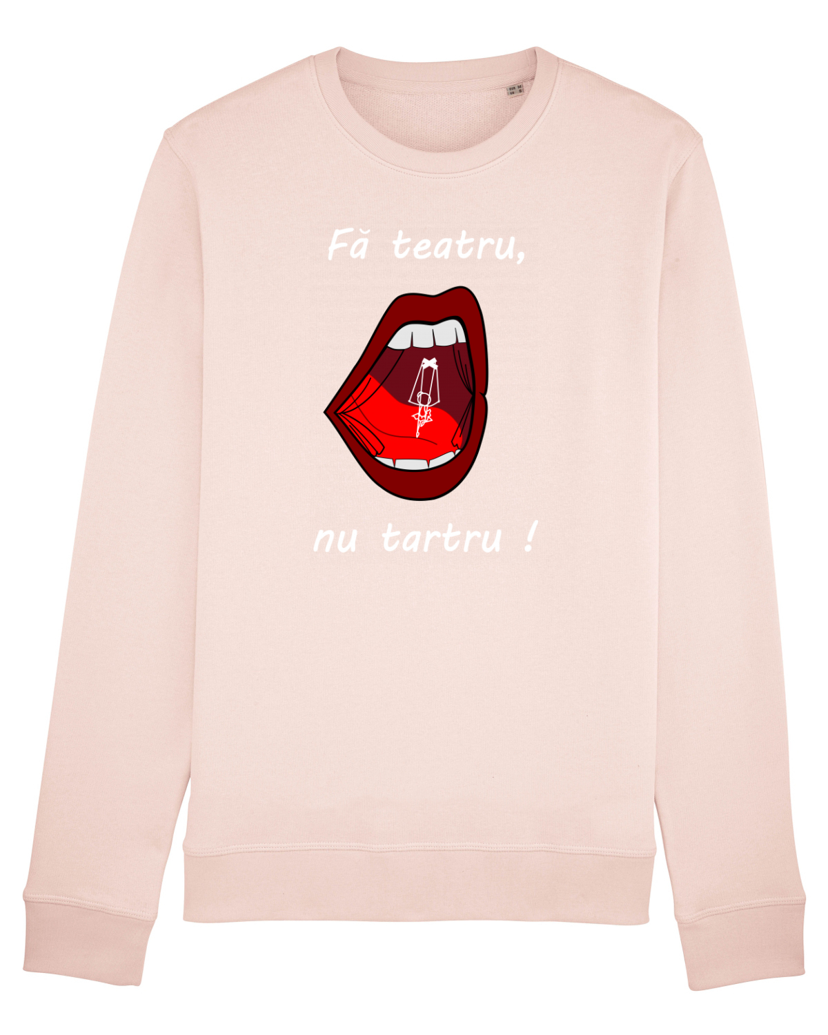 Bluză mânecă lungă Unisex Rise Candy Pink