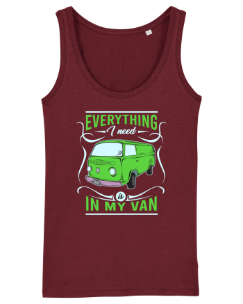 Everything I Need is in My Van Burgundy