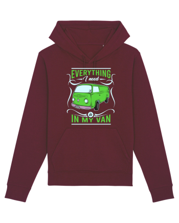 Everything I Need is in My Van Burgundy
