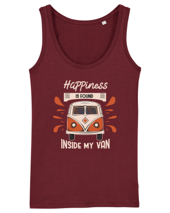 Happiness is Found Inside My Van Burgundy