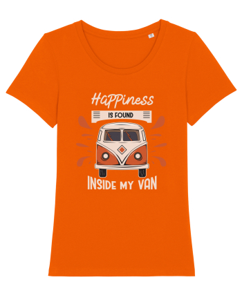 Happiness is Found Inside My Van Bright Orange