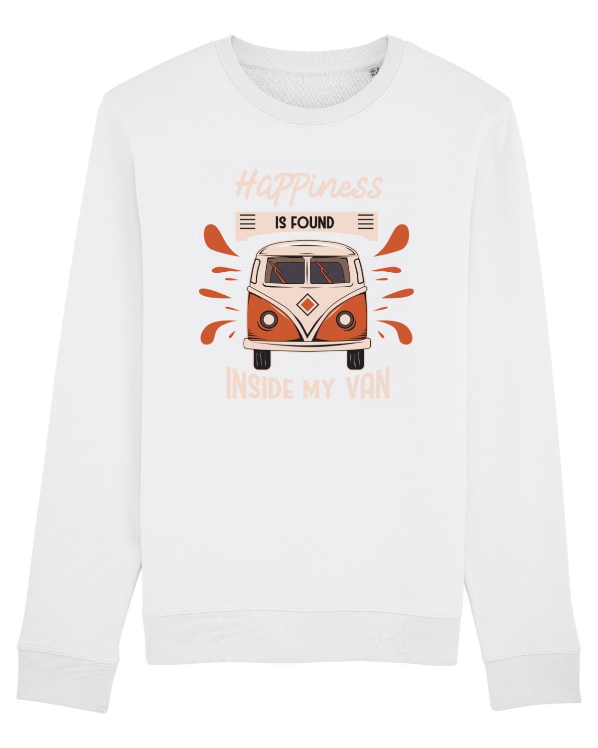 Bluză mânecă lungă Unisex Rise White