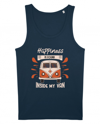 Happiness is Found Inside My Van Navy