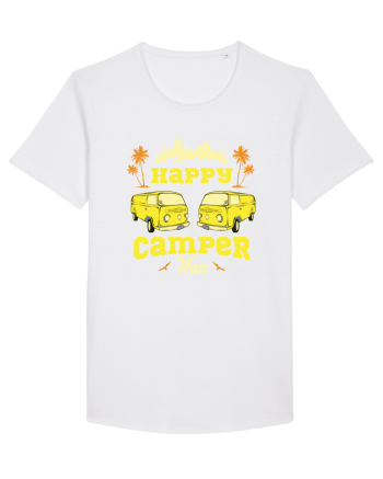 Happy Camper Van White