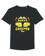 Happy Camper Van Tricou mânecă scurtă guler larg Bărbat Skater