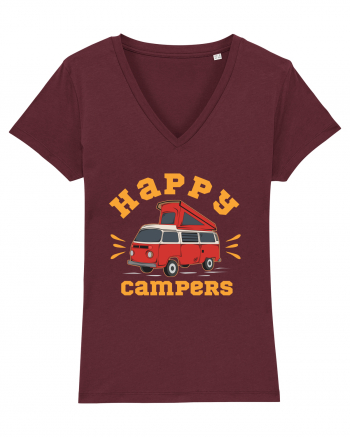 Happy Campers Burgundy