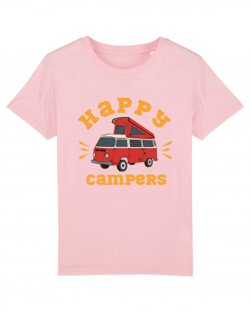 Happy Campers Cotton Pink