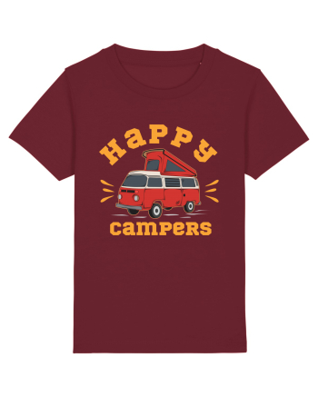 Happy Campers Burgundy