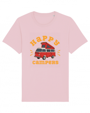 Happy Campers Cotton Pink