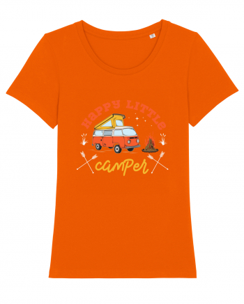 Happy Little Camper Bright Orange