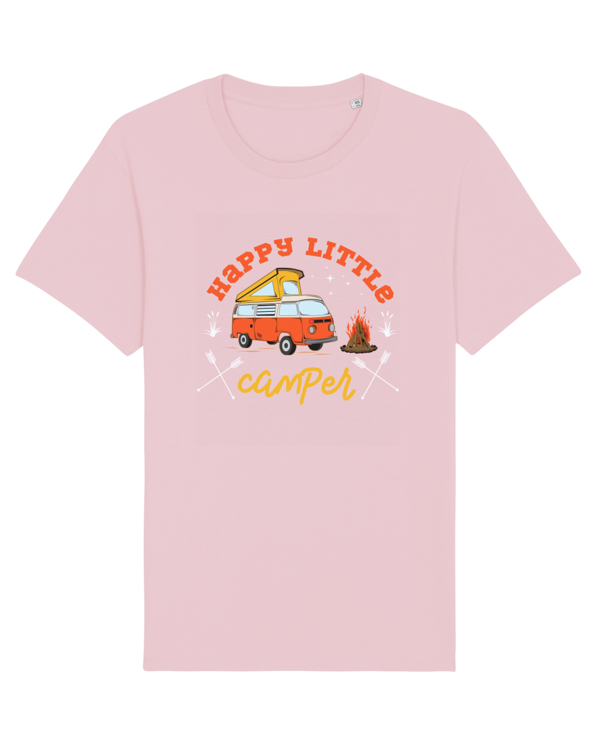 Tricou mânecă scurtă Unisex Rocker Cotton Pink