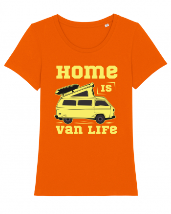 Home is Van Life Bright Orange