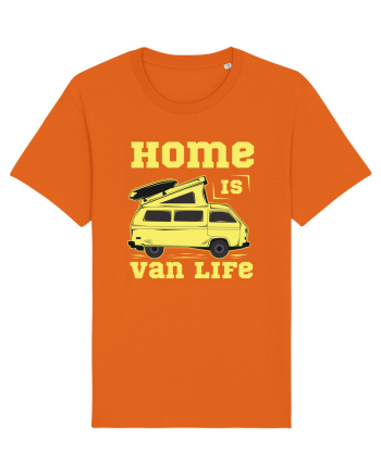 Home is Van Life Bright Orange