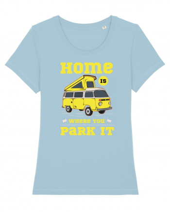 Home is Where You Park it Sky Blue