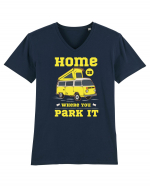 Home is Where You Park it Tricou mânecă scurtă guler V Bărbat Presenter