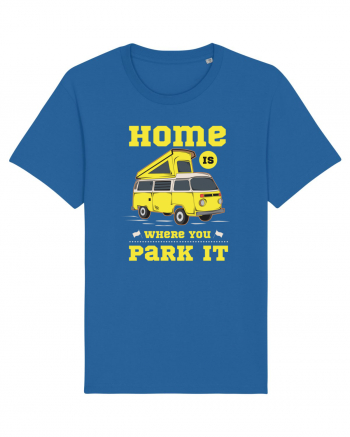 Home is Where You Park it Royal Blue