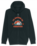 I'd Rather be Camping Hanorac cu fermoar Unisex Connector