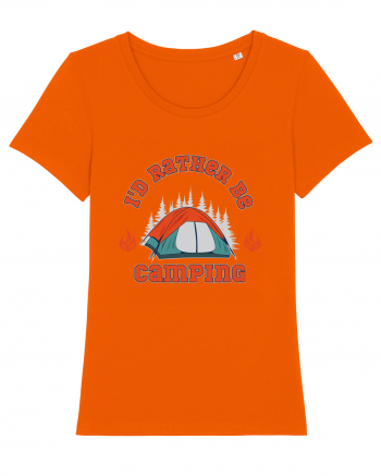 I'd Rather be Camping Bright Orange