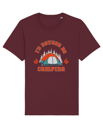 I'd Rather be Camping Burgundy
