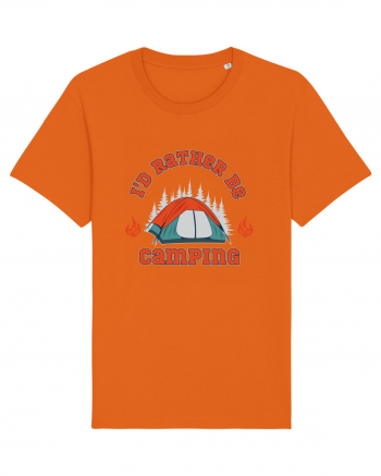 I'd Rather be Camping Bright Orange
