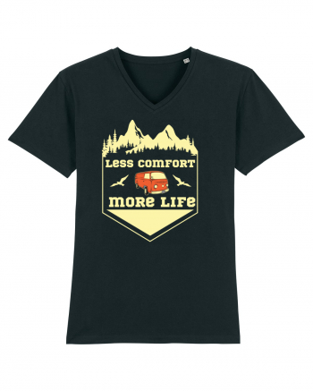 Less Comfort More Life Black