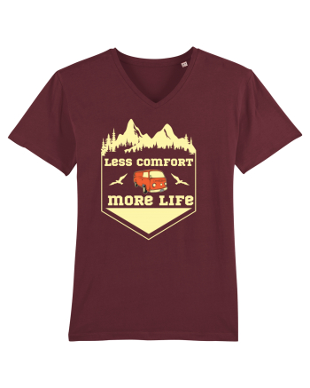 Less Comfort More Life Burgundy